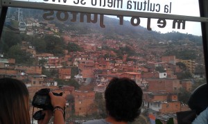On the way to the top barrios of Medellin.
